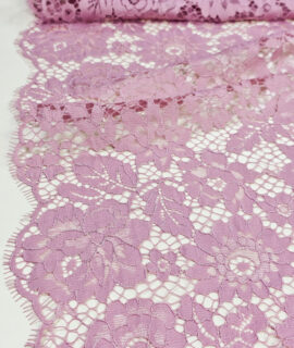 Light purple alencon lace